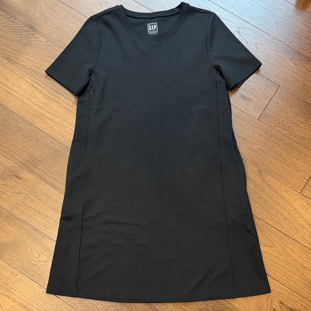 GAP Women's Maternity Black Mini Dress Size Small NWT C22-009
